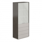 Шкаф высокий Норден Atlas NZ-0351.BT.GS Бренсон Трюфель Серый камень