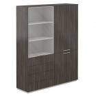 Шкаф высокий двойной Норден Atlas NZ-0301+NZ-0302.BT.BT Бренсон Трюфель