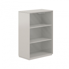 Шкаф средний со стеклом Норден Atlas NZ-0325.GS.GL Серый камень