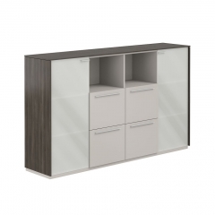 Шкаф средний с ящиками Норден Atlas NZ-0316.BT.GS Бренсон Трюфель Серый камень