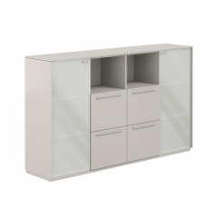 Шкаф средний с ящиками Норден Atlas NZ-0336.GS.GS Серый камень