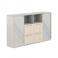 Шкаф средний с ящиками Норден Atlas NZ-0316.GS.YN Серый камень Ясень Наварра