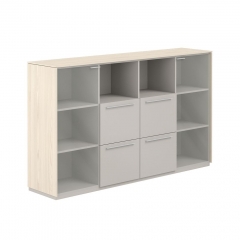 Шкаф средний с ящиками Норден Atlas NZ-0326.YN.GS Ясень Наварра Серый камень