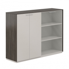 Шкаф средний двойной Норден Atlas NZ-0315+NZ-0325.BT.GS.GL Бренсон Трюфель Серый камень