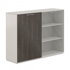 Шкаф средний двойной Норден Atlas NZ-0305+NZ-0325.GS.BT.GL Серый камень Бренсон Трюфель