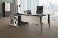 Комплект мебели для кабинета руководителя Норден Atlas 05 Бренсон Трюфель Серый камень Антрацит