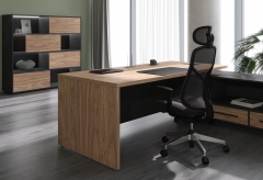 Кабинет руководителя Skyland VELION VENEER 02 Американский орех Яшма черная