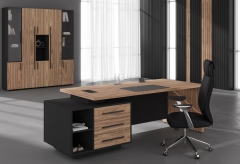 Кабинет руководителя Skyland VELION VENEER 05 Американский орех Яшма черная