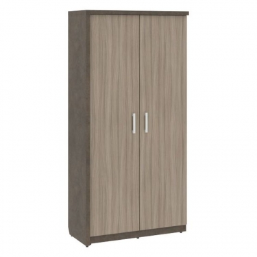 Шкаф/Гардероб с глухими дверьми левый Skyland WOODandSTONE СФ-534873 Бетон Чикаго темный Дрифтвуд
