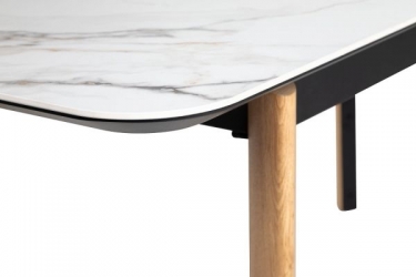 Стол раздвижной R-home Combi Ceramic 140-180 Automatic Natur/Light marble