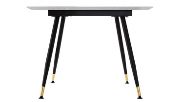 Стол R-home Месси 860860 мрамор Бианко со скосом