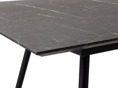 Стол R-home Месси 960960 мрамор Графит со скосом