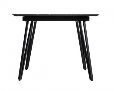 Стол R-home Диего 960960 мрамор графит со скосом