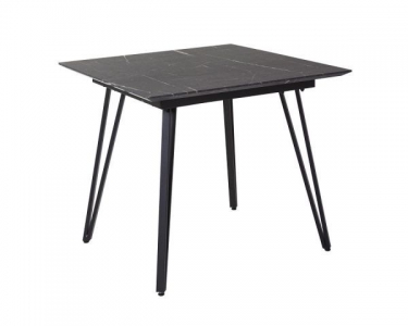 Стол R-home Диего 960960 мрамор графит со скосом