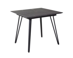 Стол R-home Диего 960960 мрамор графит со скосом