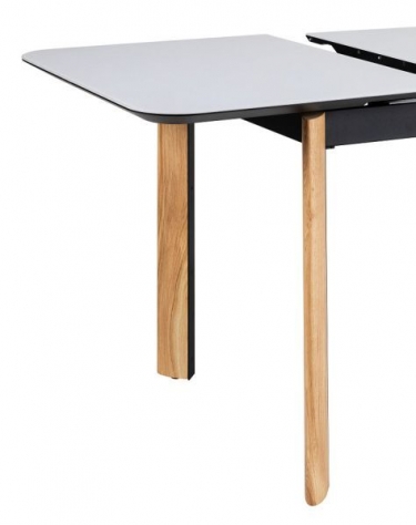 Стол раскладной R-home Combi Glass 140-180 Automatic Natur/Light matte glass