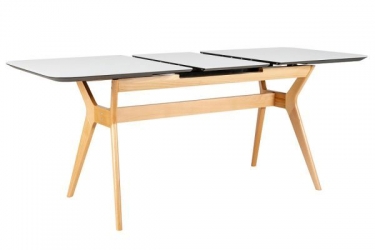 Стол раскл. R-home Нарвик Glass 120-150 Automatic Natur/Light matte glass
