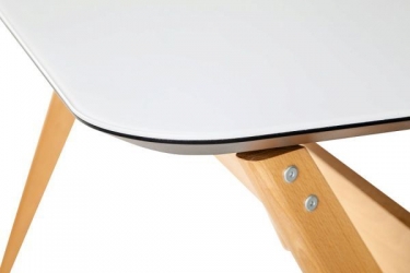 Стол раскл. R-home Нарвик Glass 120-150 Automatic Natur/Light matte glass