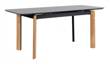 Стол раскладной R-home Combi Glass 120-150 Automatic Natur/Dark matte glass