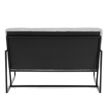 Диван Tetchair Charli LUX/Чарли Люкс велюр/букле, VT shape silver