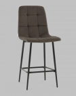 Стул полубарный Stool Group Одди ПБ велюр темно-серый