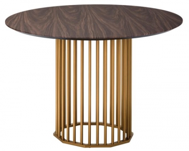 Стол обеденный R-home Patrik д.110 Американский орех /Золото