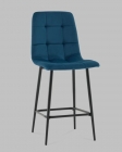 Стул полубарный Stool Group Одди ПБ велюр синий