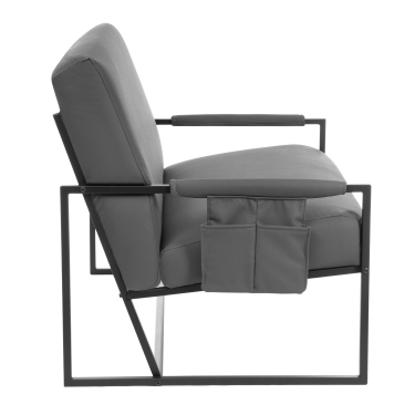 Диван Tetchair Charli LUX Д/Чарли Люкс экокожа , Sharp Графит