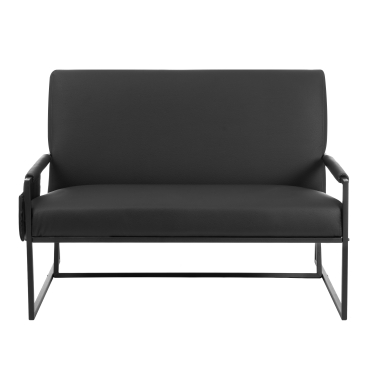 Диван Tetchair Charli LUX Д/Чарли Люкс экокожа , Sharp Черный