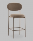 Стул Полубарный Stool Group Бриф DD ПБ велюр капучино каркас капучино муар