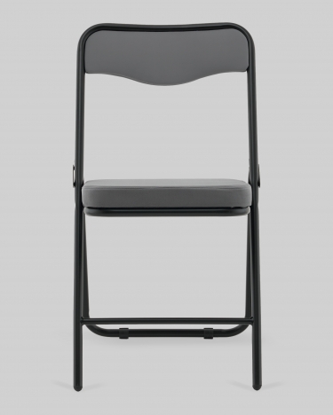 Стул складной Stool Group Джонни велюр велютто темно-серый каркас черный матовый
