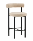 Стул полубарный Stool Group Флорео ПБ букле бежевый