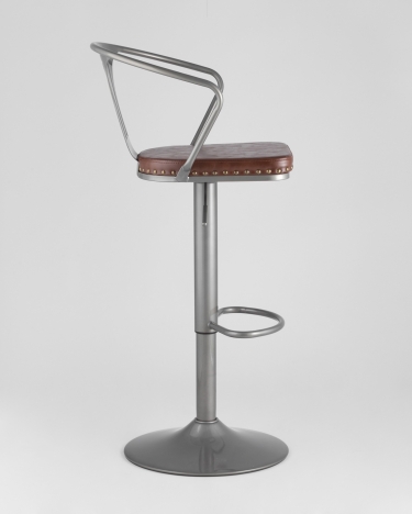 Стул барный Stool Group TOLIX ARMS SOFT Серебристый