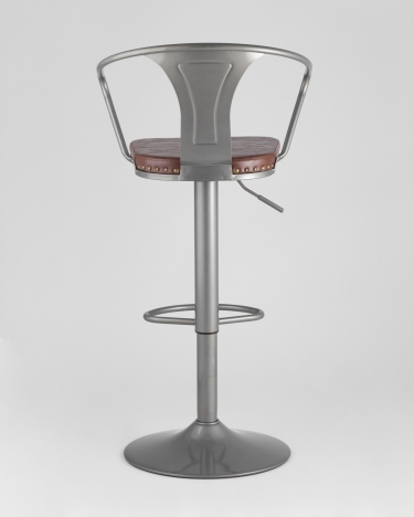 Стул барный Stool Group TOLIX ARMS SOFT Серебристый