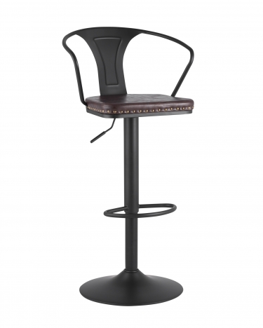Стул барный Stool Group TOLIX ARMS SOFT Черный
