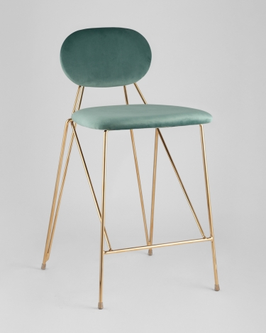 Стул полубарный Stool Group Элис Мятный