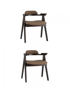 Комплект из двух стульев OLAV 2 шт Кофейный