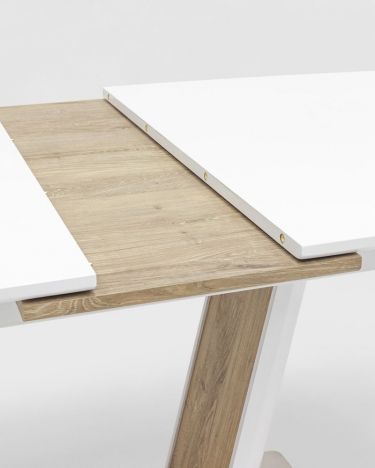 Стол обеденный раскладной Stool Group Атланта 160-200 Белый