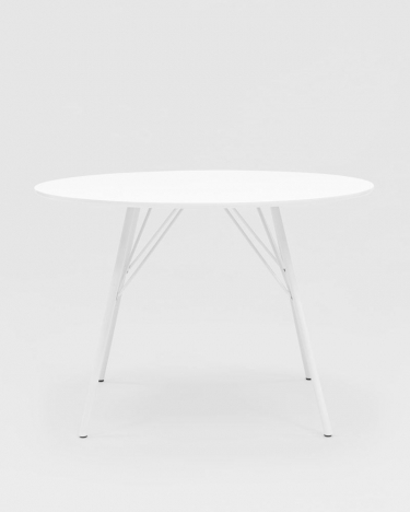Стол обеденный Stool Group Мемфис D110 Белый