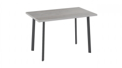 Стол обеденный Трия Невада паук Навара/Черный матовый