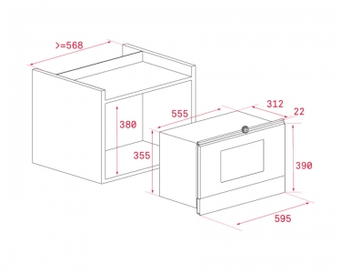 Микроволновая печь Urban Teka ML 8220 BIS L STONE GREY