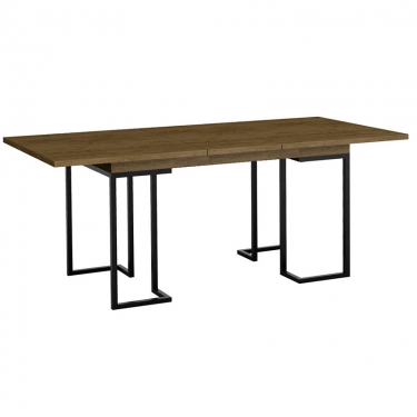 Стол раскладной обеденный R-home Loft 160 Дуб табак