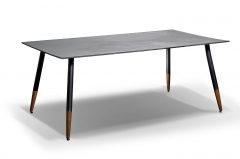 Обеденный стол 180х100 см Вилладжио RC658-180-100-SHT-TU12 Серый гранит