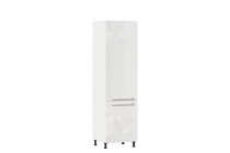 Шкаф кухонный для холодильника 600 Герда Любимый дом ЛД 272.285.000 Белый/Белый глянец