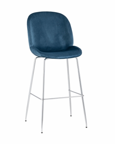 Стул барный Stool Group Beetle хромированные ножки Маренго