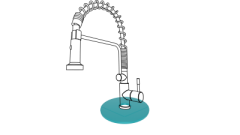 Подставка под кран Kit Kraken CIRCLE Kit Kraken ПодставкаПодКранCIRCLELAG