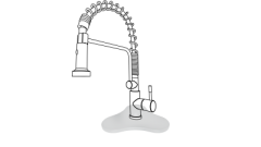 Подставка под кран Kit Kraken SPINNER Kit Kraken ПодставкаПодКранSPINNERWH