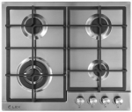 Газовая варочная панель Lex GVS 640 IX нержавеющая сталь