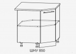 Шкаф ИМПЕРИЯ ниж 850мм угловой б/столешницы СУ 850850мм Сандал