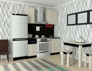 Стол Рост обеденный Премьера Пикард/Черный